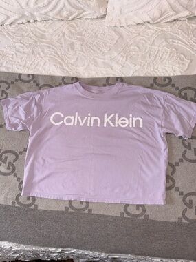 Calvin Klein Performance Lilac Short Sleeve Tee